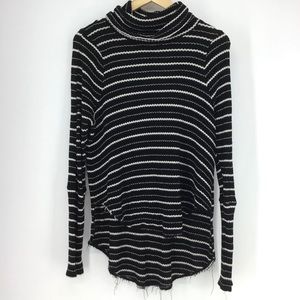 Free People Striped Drippy Thermal Kristina Top